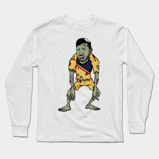 8 Bit Zombie Guido Rodriguez Long Sleeve T-Shirt